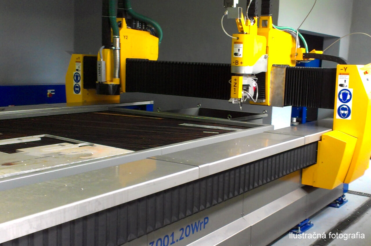 Technológia Rezanie vodným lúčom